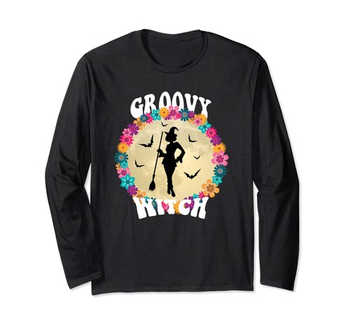 Halloween langarmshirt groovy - halloween,