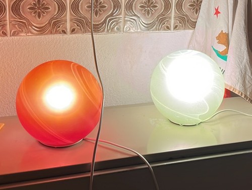 Tischlampe aus 90er - , 70er