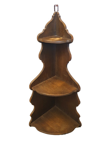 Vintage eckregal holz 60er - vintage,