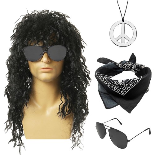 Disco perückenset damen - disco,