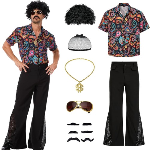 Herren disco kostüm set 70er - disco,
