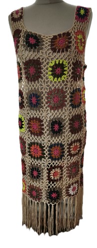 Häkel kleid retro - häkel, stil