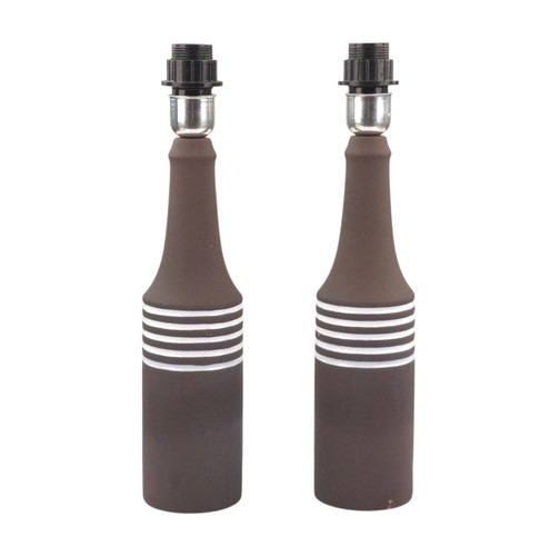 Paar keramik tisch lampen - tisch,