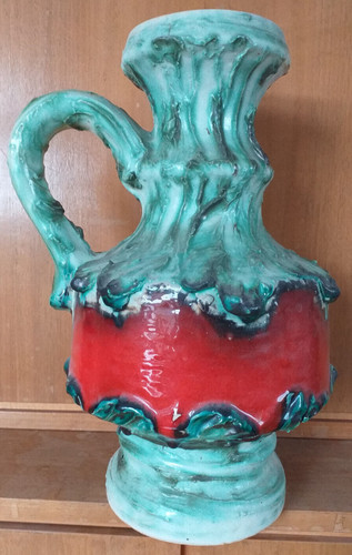 Vintage keramik vase oder - vintage-keramik-vase,