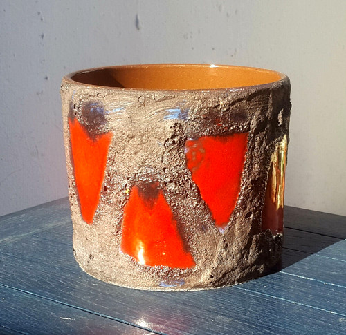Vintage fat lava übertopf - lava, |