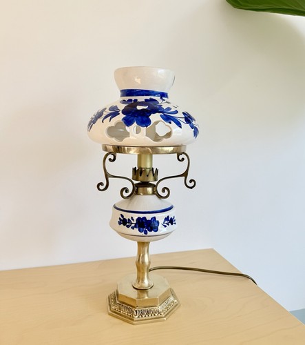 Vintage tischlampe messing - vintage,