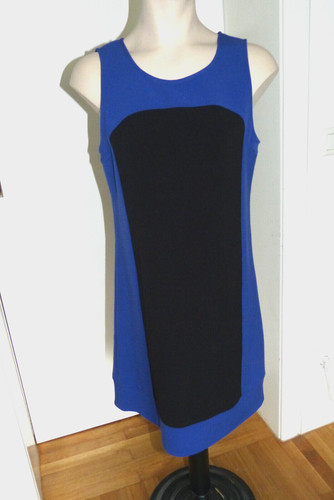 Colour blocking kleid 70er - colour,