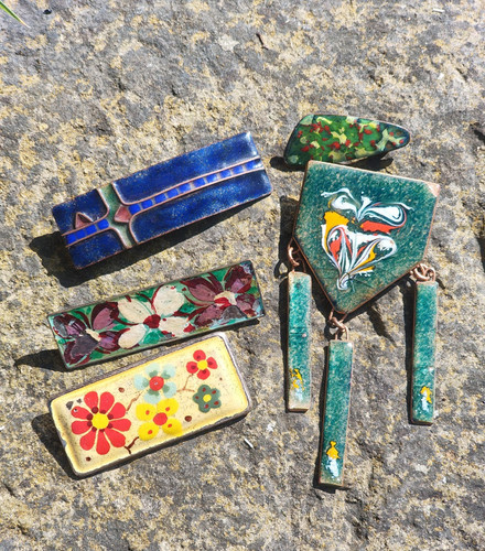 Midcentury vintage emaille - midcentury,